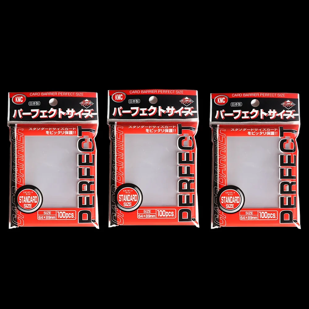 100pcs 64x89mm PKM Clear Inner Card Sleeve Trading Card Sleeve No PVC Fit Standard Size MTG/PTCG/OPCG Card Game