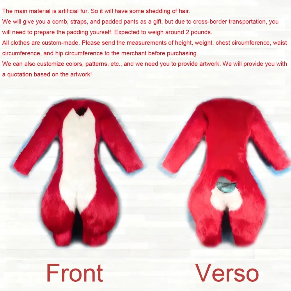 22 Color Fursuits Full Body Suit Animal Suit Fursuit Wearable Furry Cute Furry Cosplay Costume Furry Suit Full Set Handmade view 3