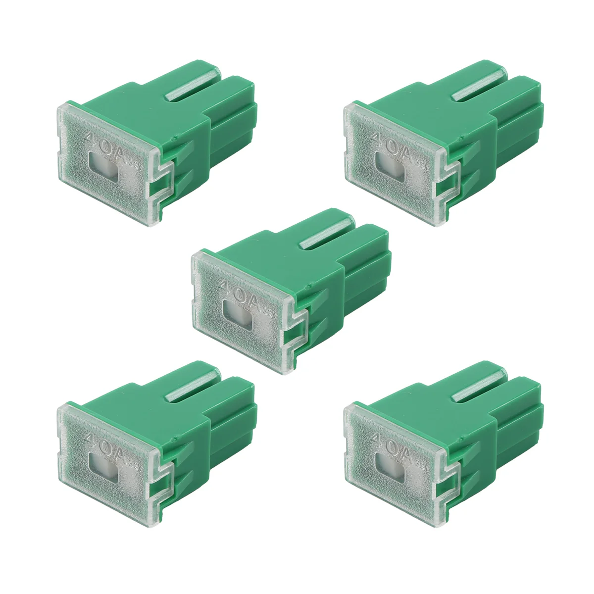 5 x Green 40A Female Plug in Blade Cartridge PAL Fuse for CarAB32