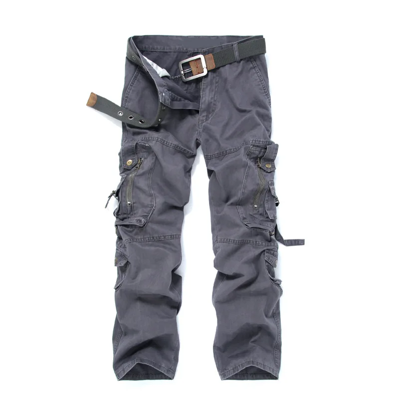 

Multi Pocket Washed Loose Cargo Pants Outdoor Trousers Mens Clothing Streetwear Jogging Pants Men