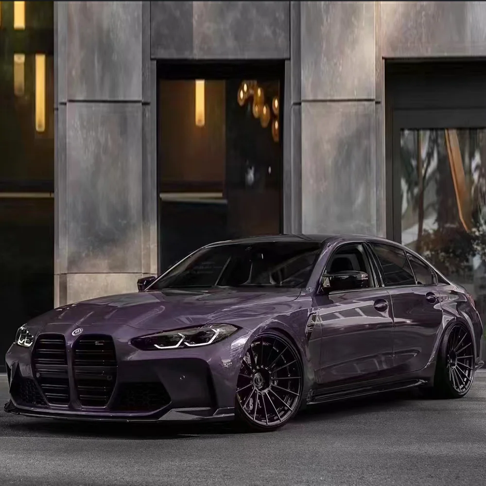 

Negroni Purple PET Backing Glossy Metallic Car Body Wrap PPF - Durable High-Shine Vehicle Decal for Custom Paint Protection