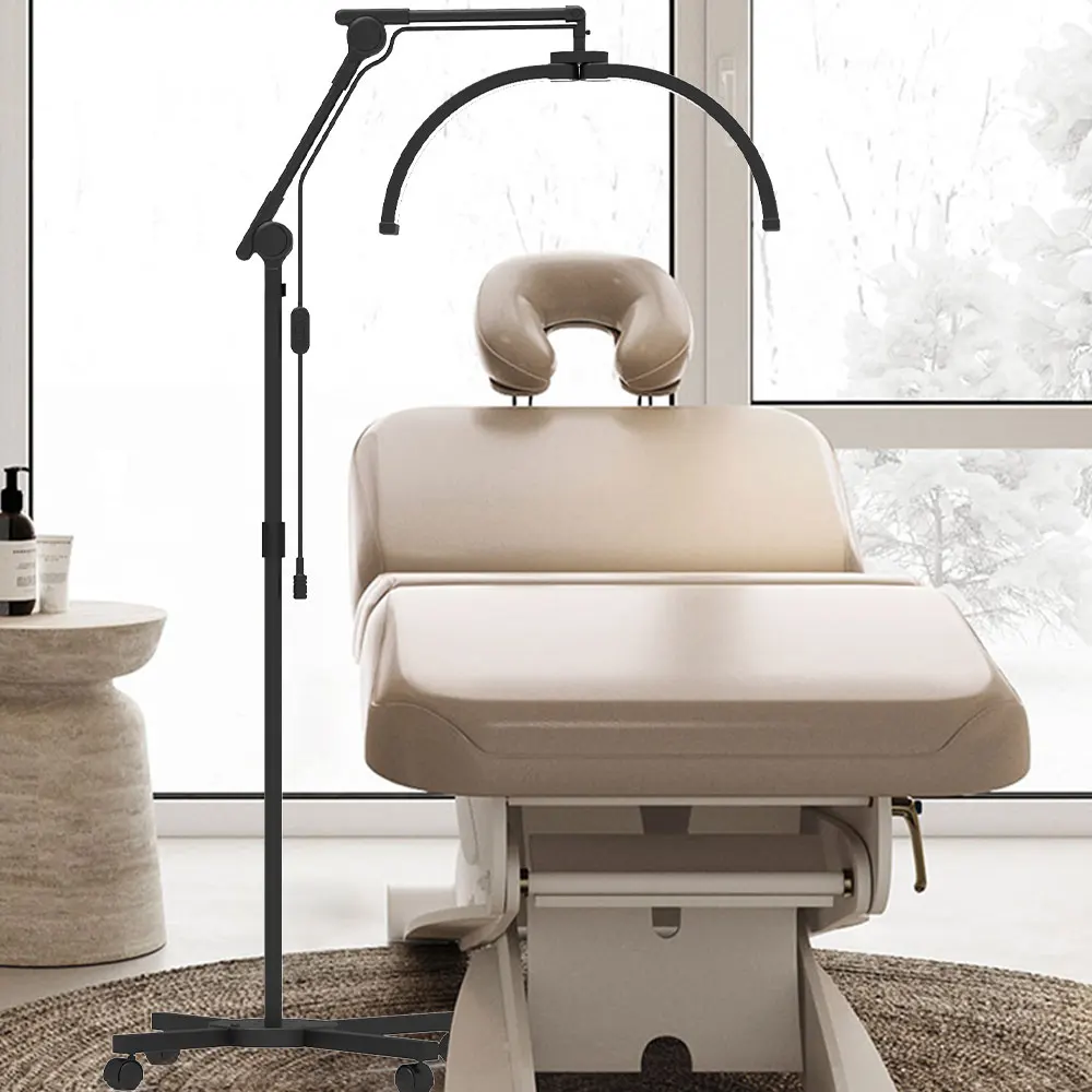 

Professional LED Half Moon Ring Light Lash Extensions Beauty Salon Fill Light Nail Manicure Facial Care Lamp Adjustable Lighting