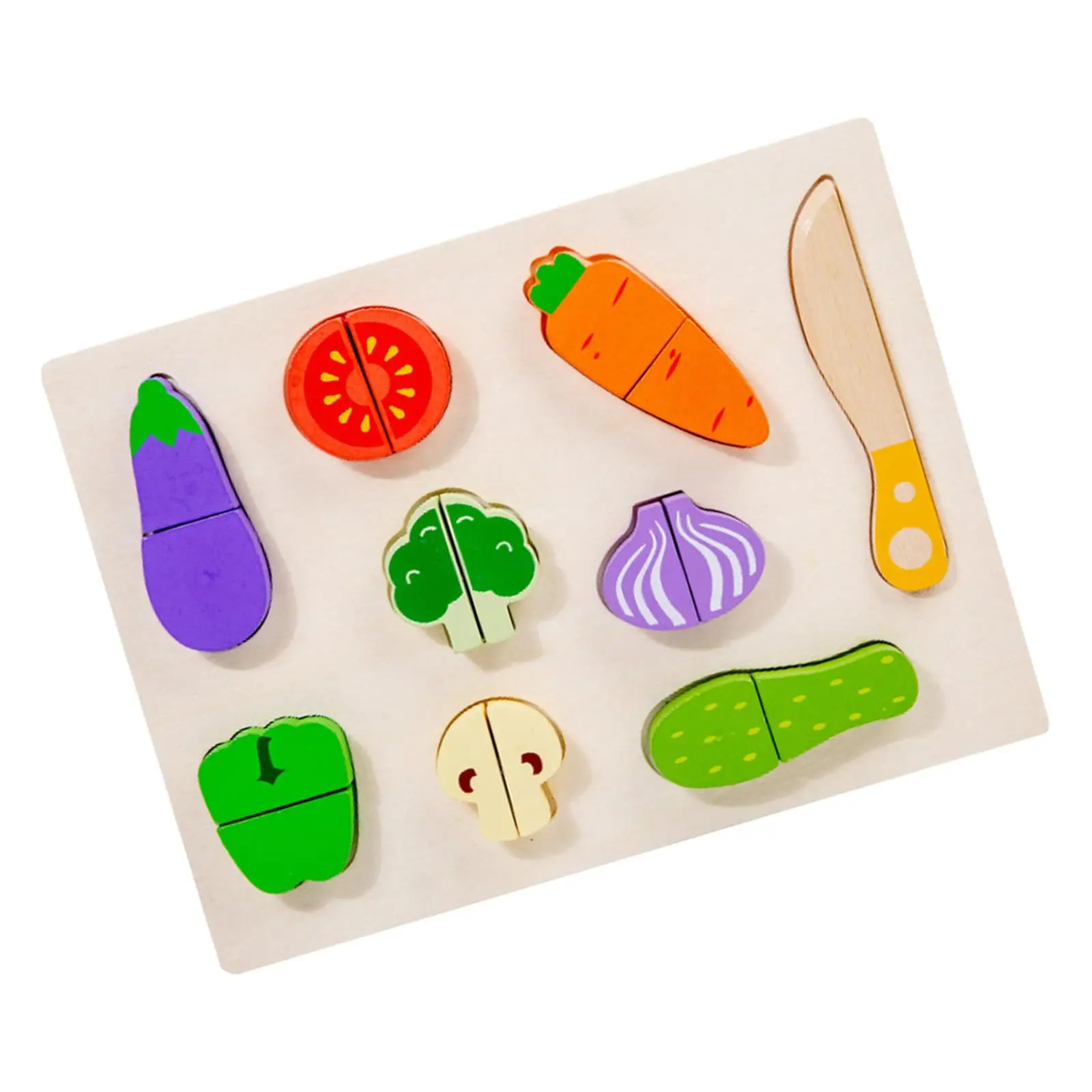 Cutting Vegetables Playset Vegetable Puzzle for Children Boys Birthday Gift