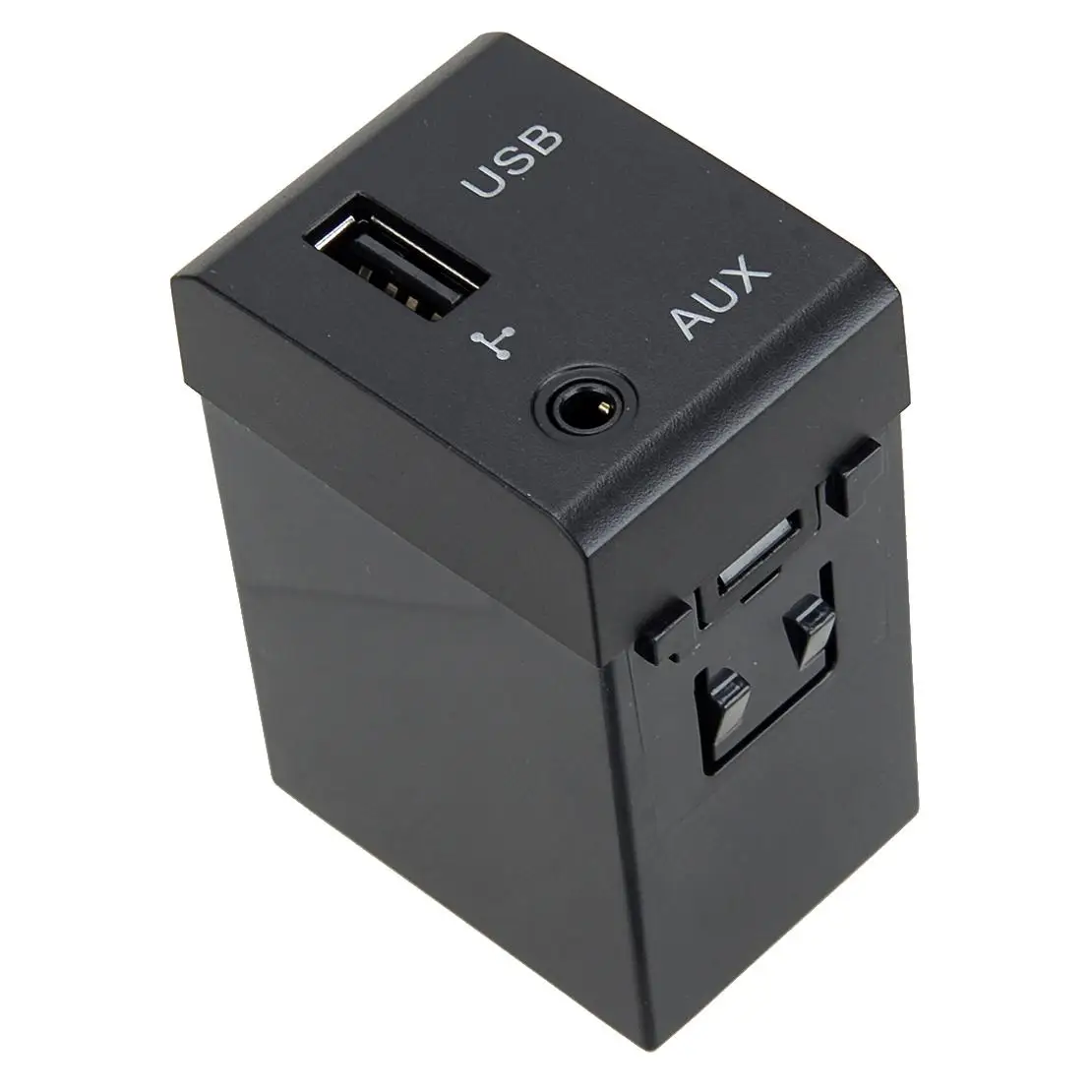 Car Front Audio AUX USB Jack Port Adapter Assy Fit for Hyundai Santa Fe 2007 2008 2009 2010 2011 2012 16-Pin 961202B000