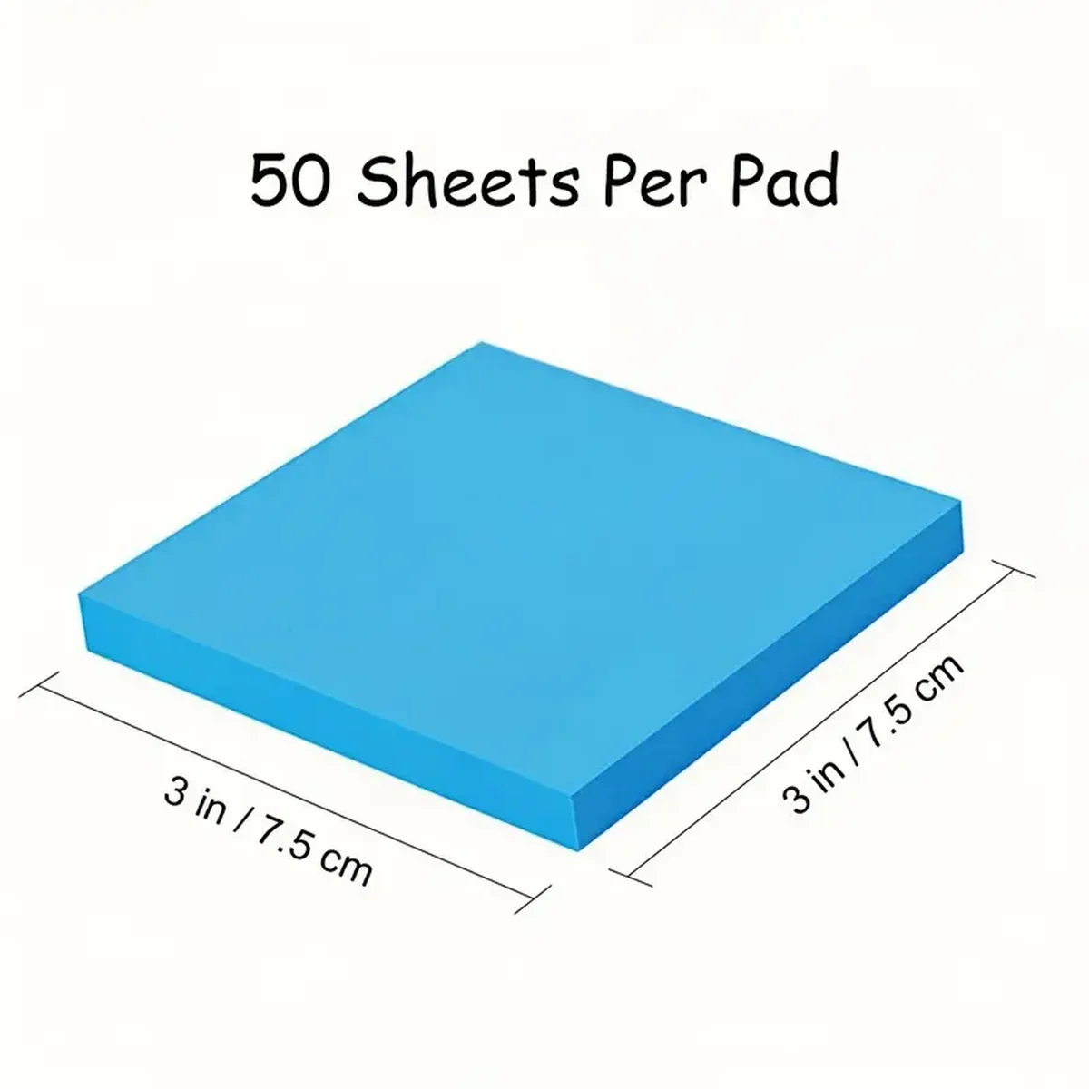 8-Color Self-Adhesive Sticky Notes Set Office Index Stickers 50 Pages per Pad Multiple Colors for Organizing And Notetaking