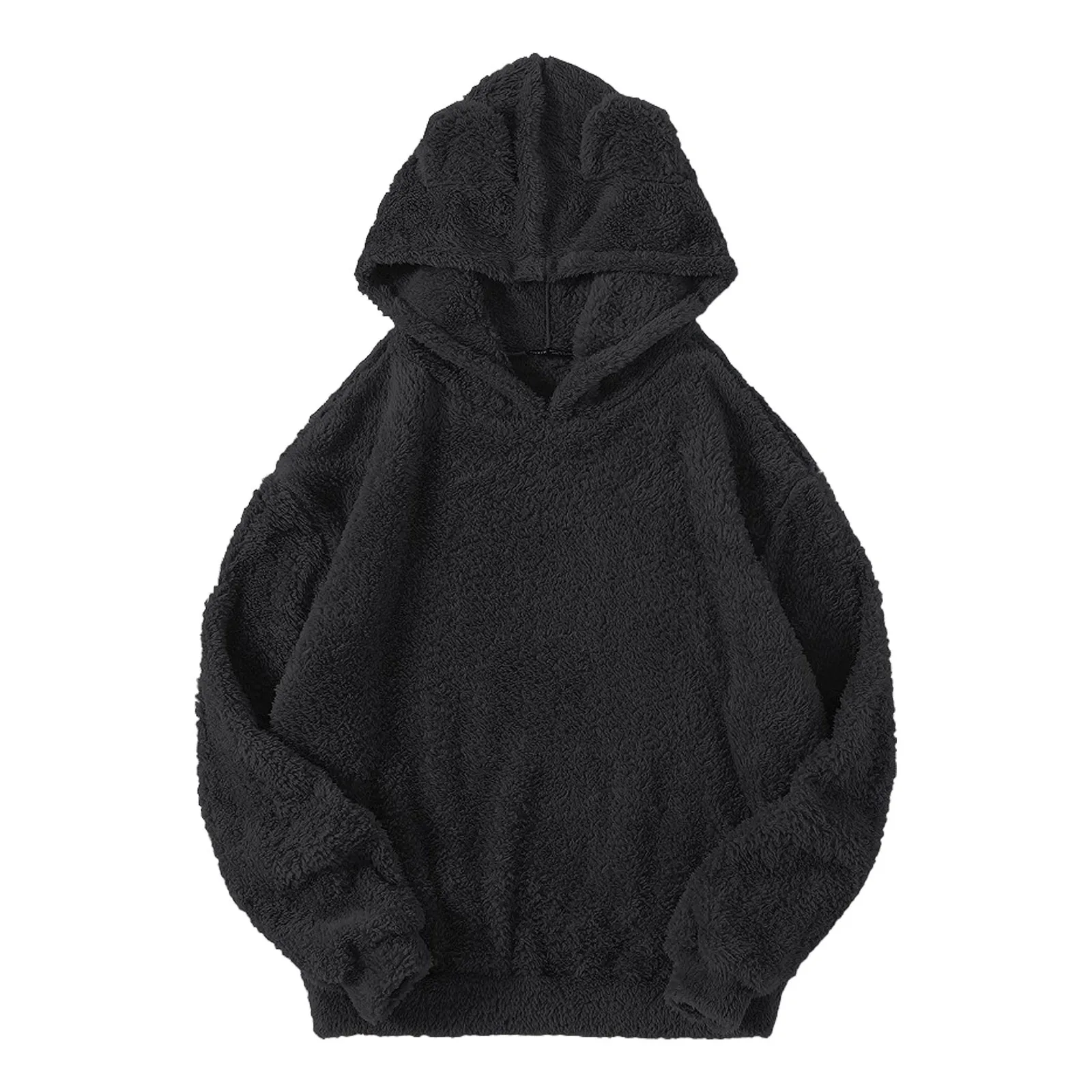 Solid Cute Women's Hoodies 2024 Autumn Winter New Style Long sleeve Panda Ear Hood Warm Soft Sweatshirt Casual Female Hoodie