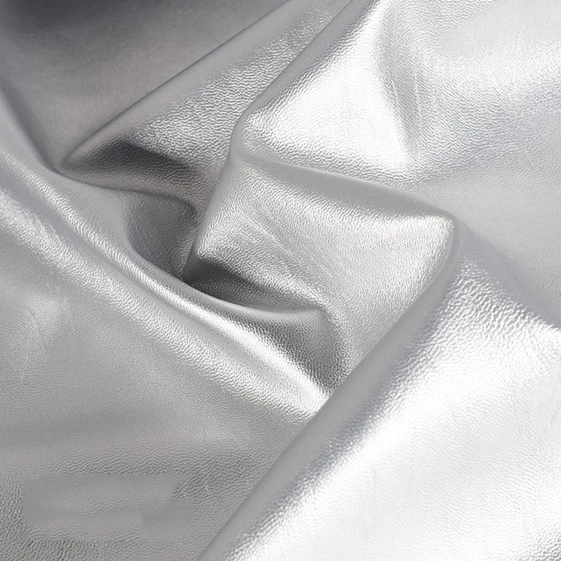 Soft PU Leather Fabric No Elasticity Matte Faux Leather for Sewing Clothes Dresses Coat Jacket per Half Meter