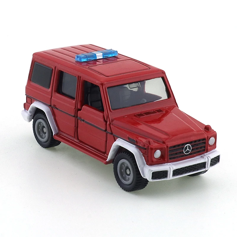 Takara Tomy Tomica No.63 Mercedes-Benz G-Klasse Fire Command Veile Auto Legering Speelgoed Motorvoertuig Diecast Metaal model voor Kinderen