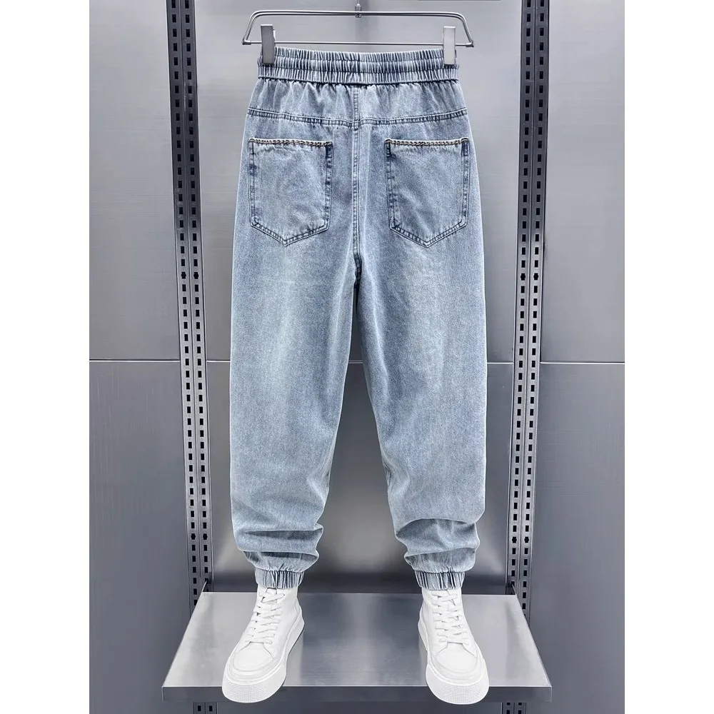 Autumn Men\'s Casual Pants Korean Version of Harajuku High Street Jeans Hip Hop Trousers High Quality Men\'s Clothing Streetwear
