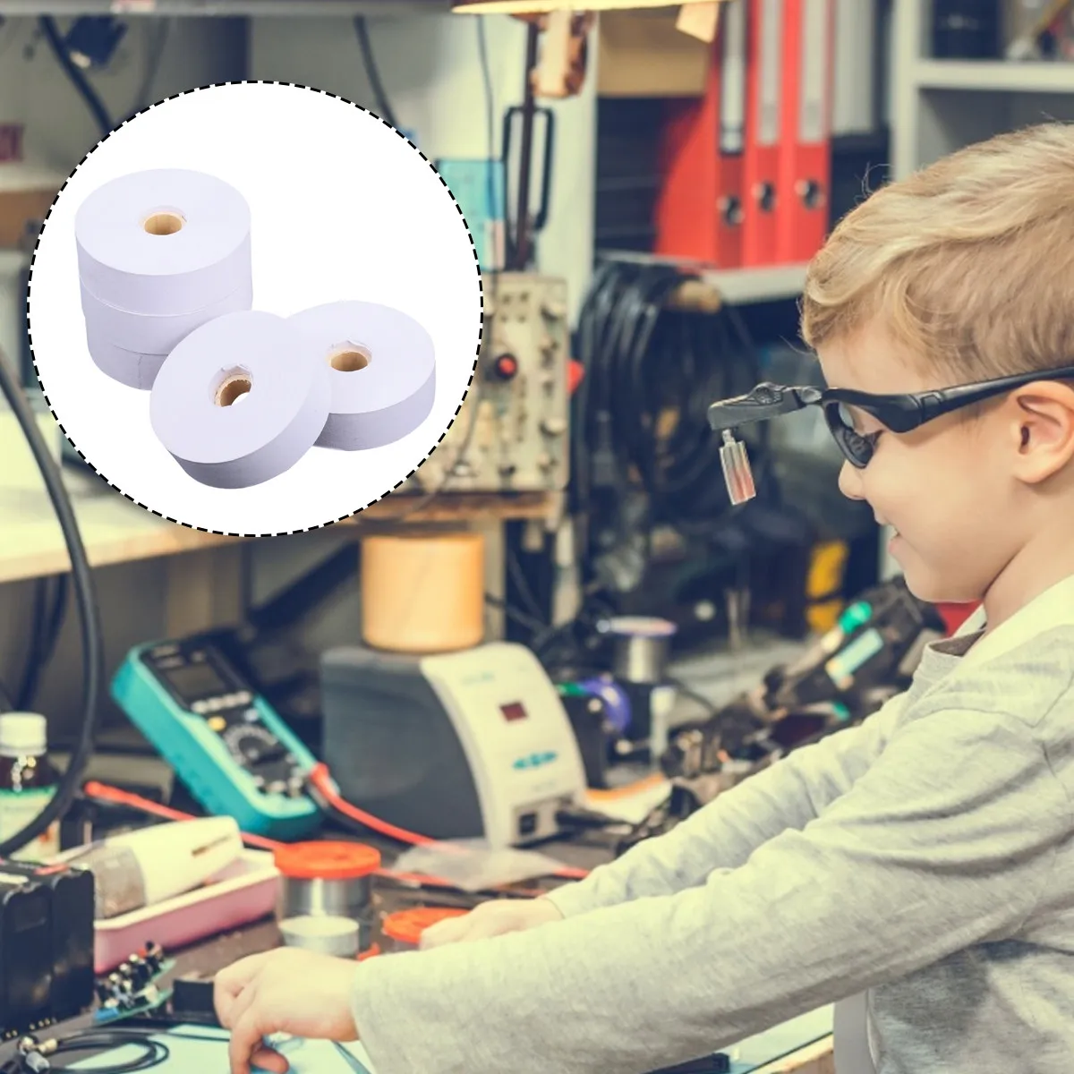 5Pcs Blank Paper Ta…