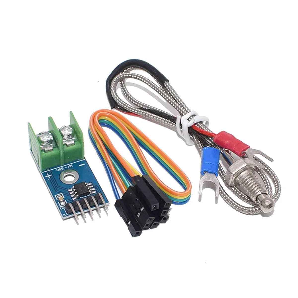 Tech Prévention 6675 avec capteur thermocouple de type K, outil de mesure de haute précision, haute température Ghable