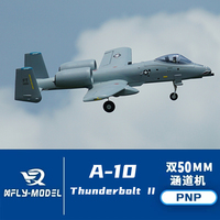 XFly RC Single Wing Culvert Electric Aircraft Fixed Wing Double 50mm A-10 Thunderbolt II KIT/PNP version Remote Control toy