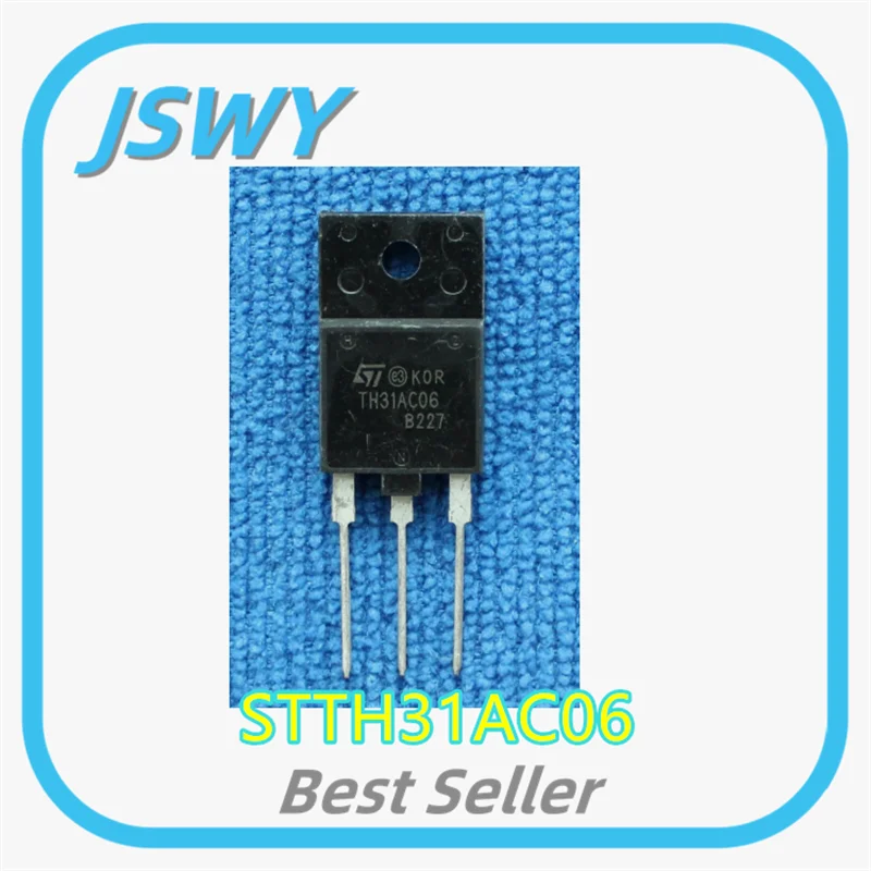 (10/50pcs) STTH31AC06 Silk-Screen TH31AC06 TO-3PF Integrated Circuit IC Brand New Original Packaging Fast Shipping