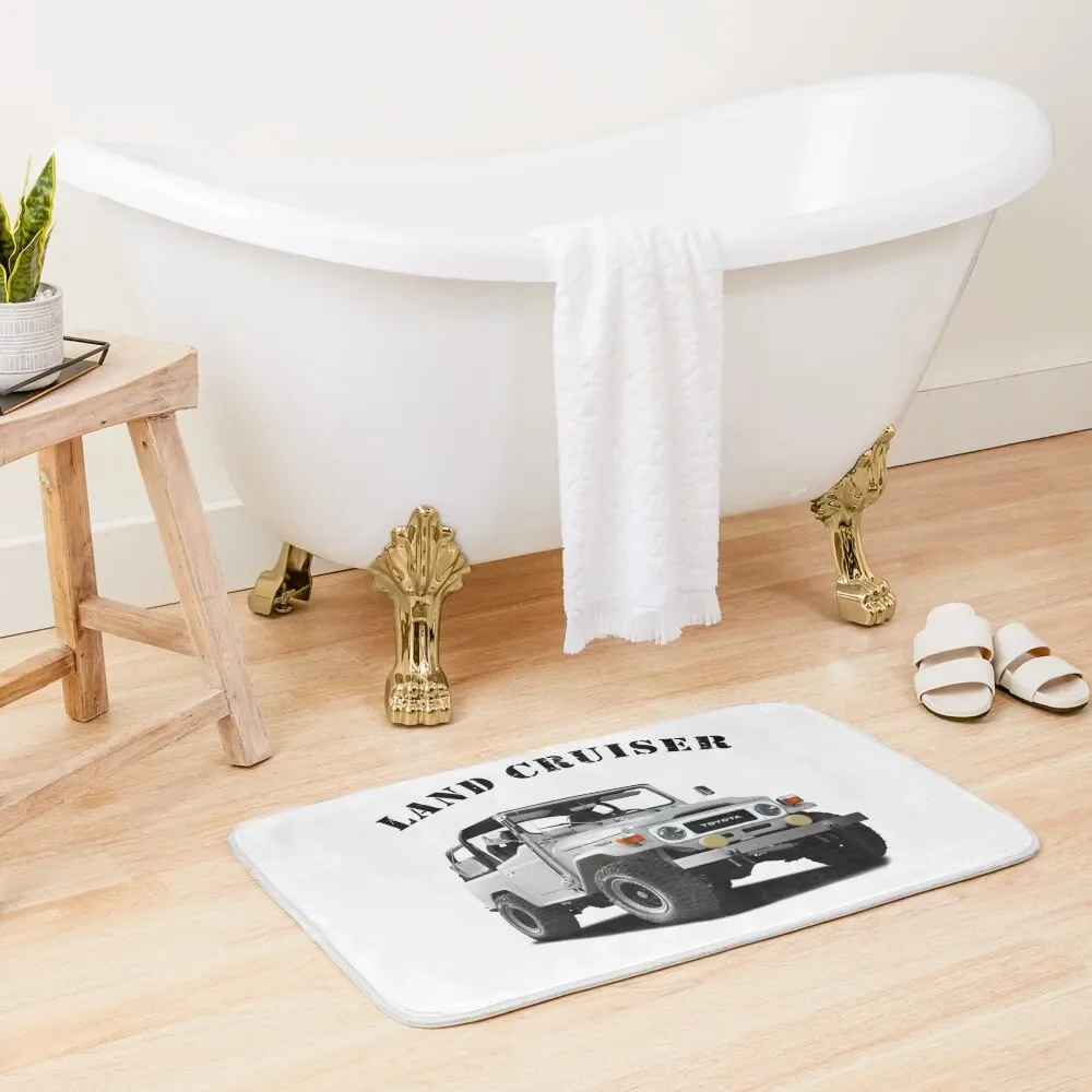

The Land Cruiser Bath Mat Hallway Carpet Non-Slip Bathroom Absorbent Rug Bathroom Accessory Mat