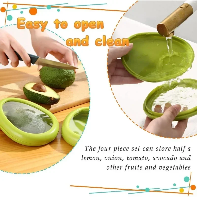 Crisper Box Fruit and Vegetable Storage Box Sets Food Savers Reusable Storage Containers Refrigerator Storage Box Kitchen Tool