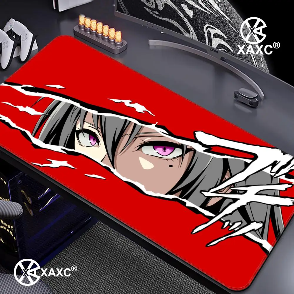 Shadow Gaze Sharp Eyes Design XXL Anime Style Gaming Mouse Pad Anti slip Rubber Base Office and PC Gaming Settings