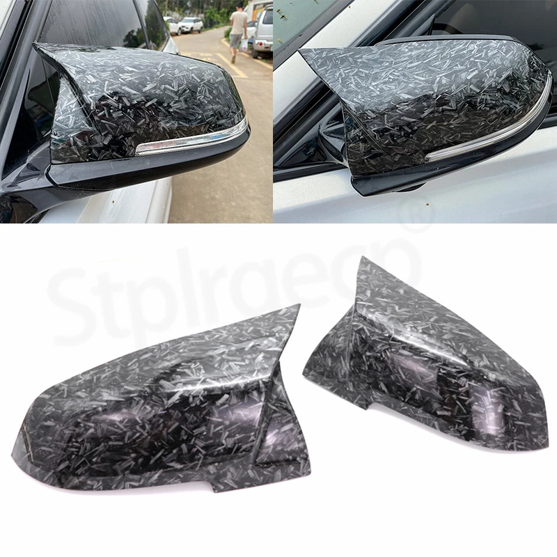 

For BMW 1 2 4 3 Series GT F20 F21 F22 F23 F30 F31 F34 F32 F33 F36 E84 F87 i3 i3S Forged Carbon Pattern Side Wing Mirror Cover