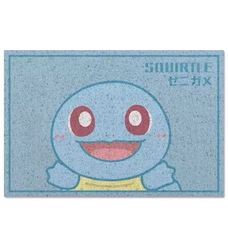 Kawaii Anime Pokemon Action Figure Squirtle Psyduck Carpet Bathroom Entrance Door Fashionable Cute Non-Skid Property Ground Mat