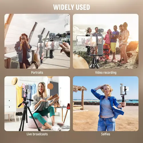 Imagen 2 del producto NEEWER Soporte para teléfono compatible con DJI Osmo Pocket 3, accesorios de expansión Soporte para teléfono celular con roscas de 1/4"" para trípode