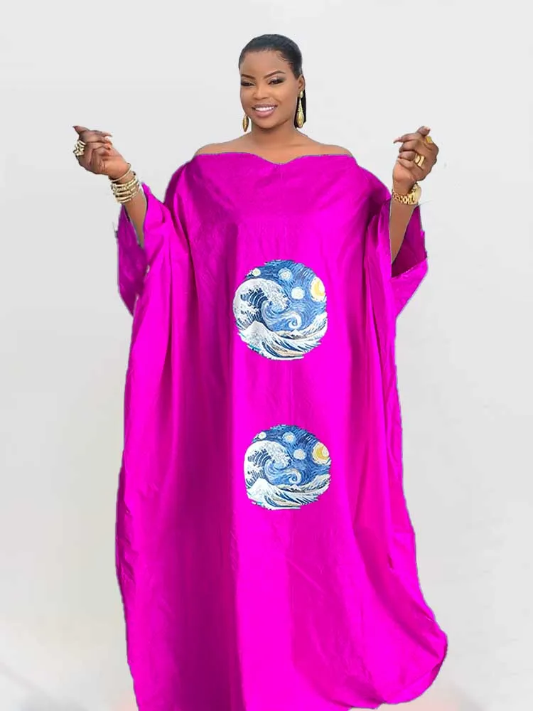 

Bazin Riche Wearable Throughout The Four Seasons Traditional Dress Africa Fashion Designer Dress Women Gown Party Dresses