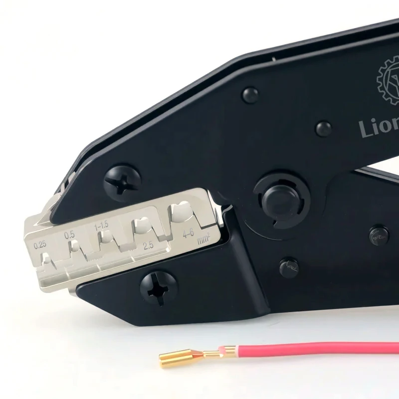 المكشكش الطرفي شديد التحمل - أداة الضغط البارد مع نطاق 10-24AWG (0.25-6mm2) لمشاريع الأسلاك الكهربائية والسيارات