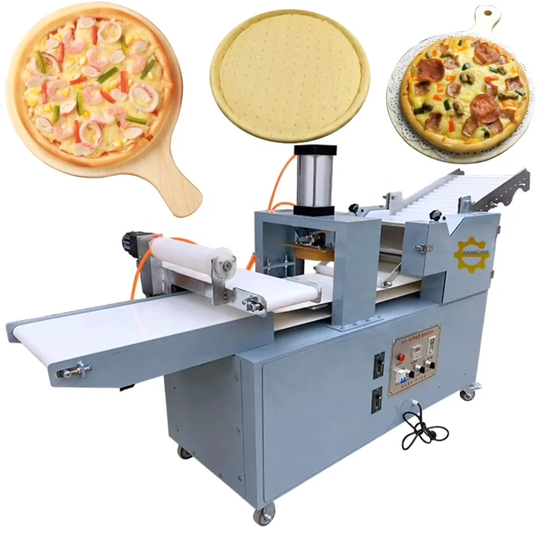 High Efficiency Fully Automatic Pizza Production Line Frozen Pizza Production Line Forming Making Machine