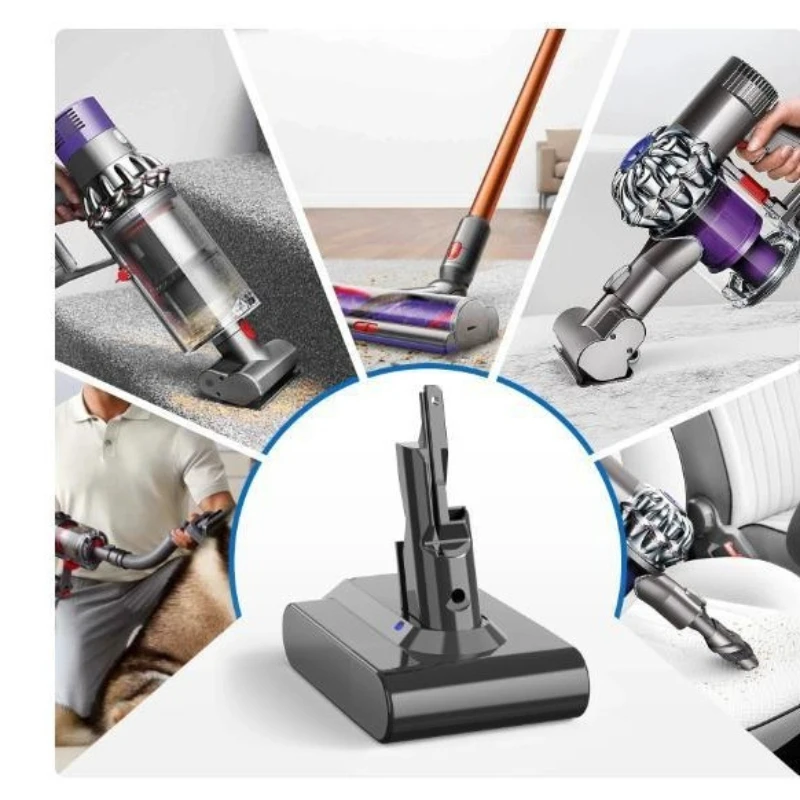 حزمة بطارية ليثيوم كاملة 21.6 فولت لاستبدال فراغ دايسون V8 عالية الطاقة جديدة لجميع الموديلات #2