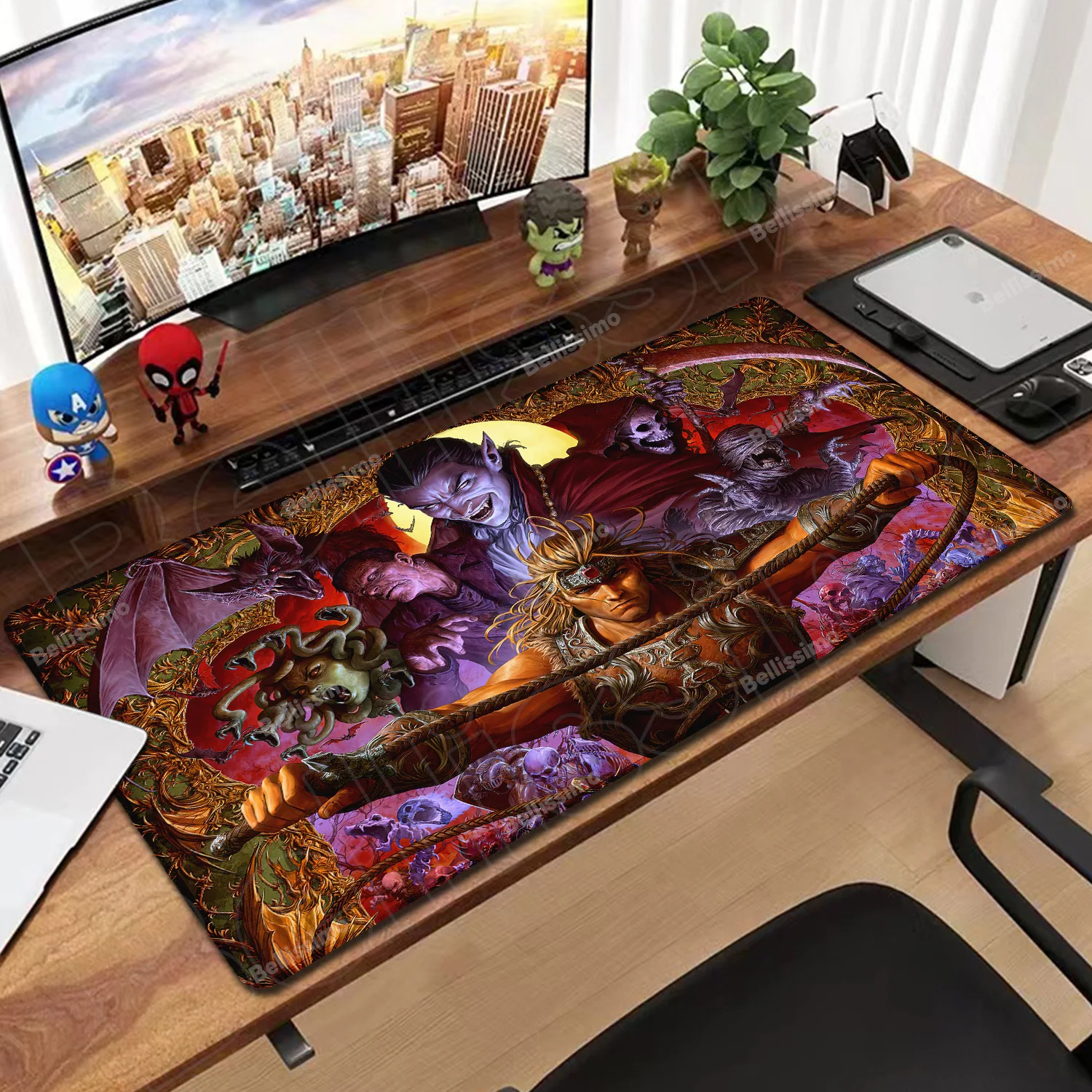 

Mouse Pad Cartoon Castlevania Gaming Accessories Mousepad Laptop Rubber Desk Mouse Mat Kawaii HD Desktop decoration Keyboard Pad