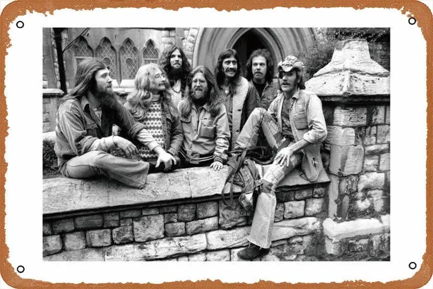 Dr. Hook And The Medicine Show - Poster / Print - Band Portrait, England, 1975 Print - Poster Vintage Metal Tin Sign Retro  sign