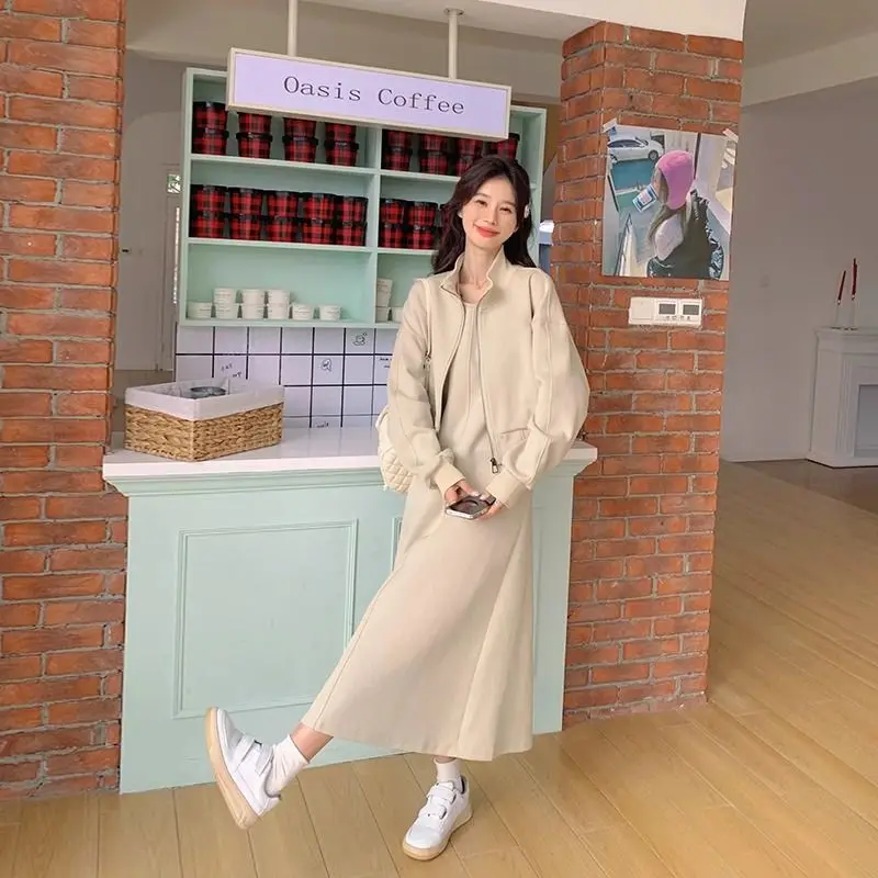 

Plus size stylish casual sweatshirt set women2025new spring popular outfit this year trendy two-piece dress set