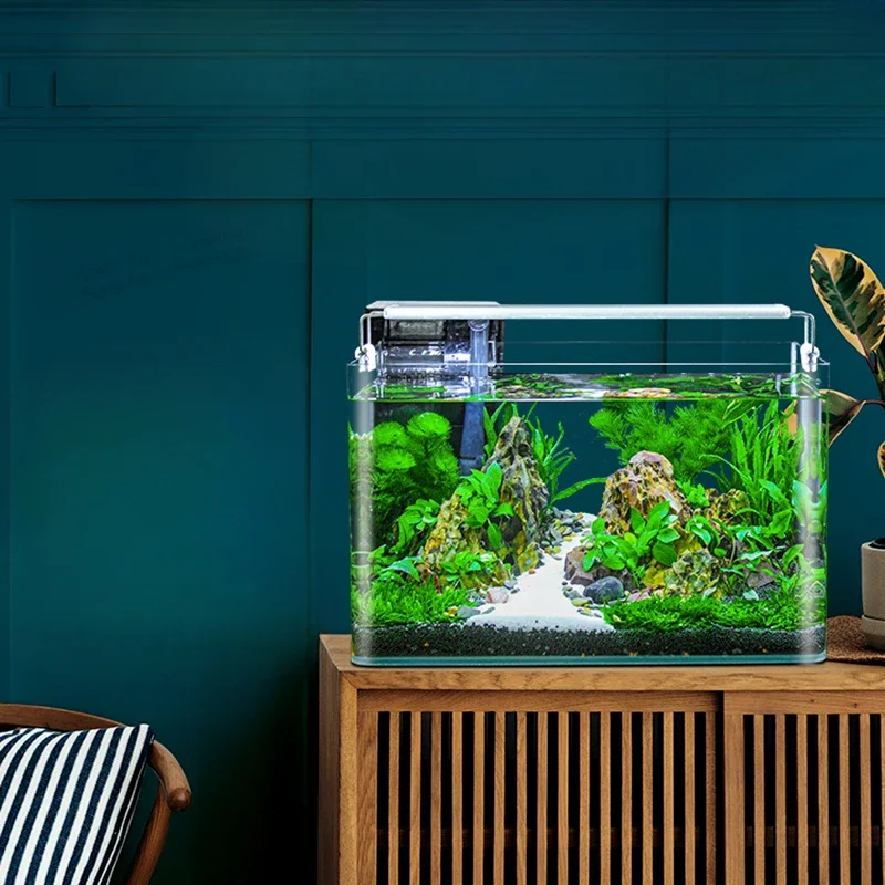 Ecology Loop Fish Tank Living Room Nordic Aquatic Pet Supplies Corporation Fish Tank Light Filtration Aquarium Pour Aquarium