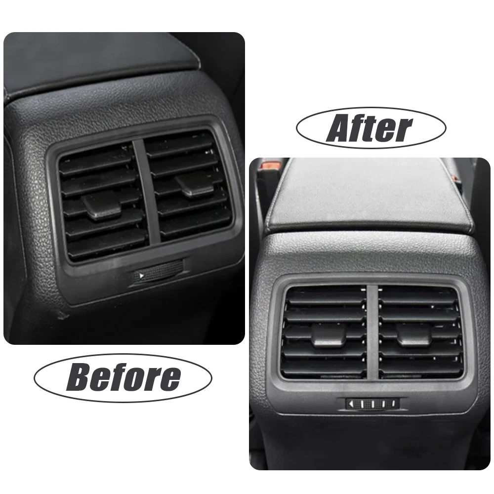 Rear Air Conditioning Outlet Center Armrest Air Vent Assembly for VW Golf 7 7.5 MK7 GTI GTE R-Line 2013 2014 2015 2016 2017-2020