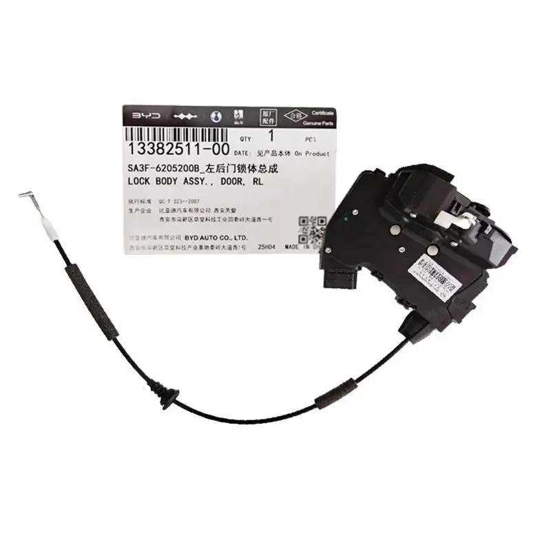 Afbeelding 4: Deurslotbehuizing voor BYD SONG PLUS / PLUS DM-i / PLUS EV Deurslotmechanisme Auto-accessoires