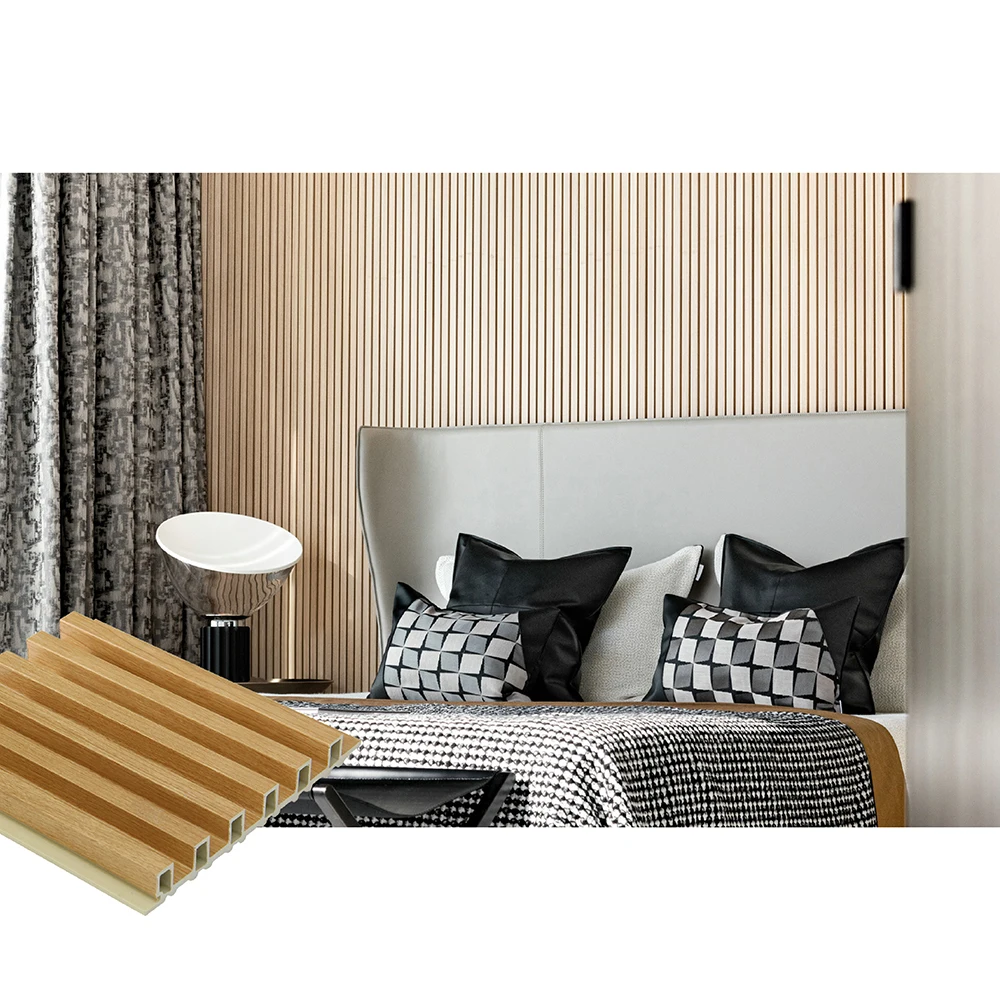 Custom WPC Fluted Wall Panel | Fireproof Indoor Wood Panel | EU Standard Compliant & Quick Install