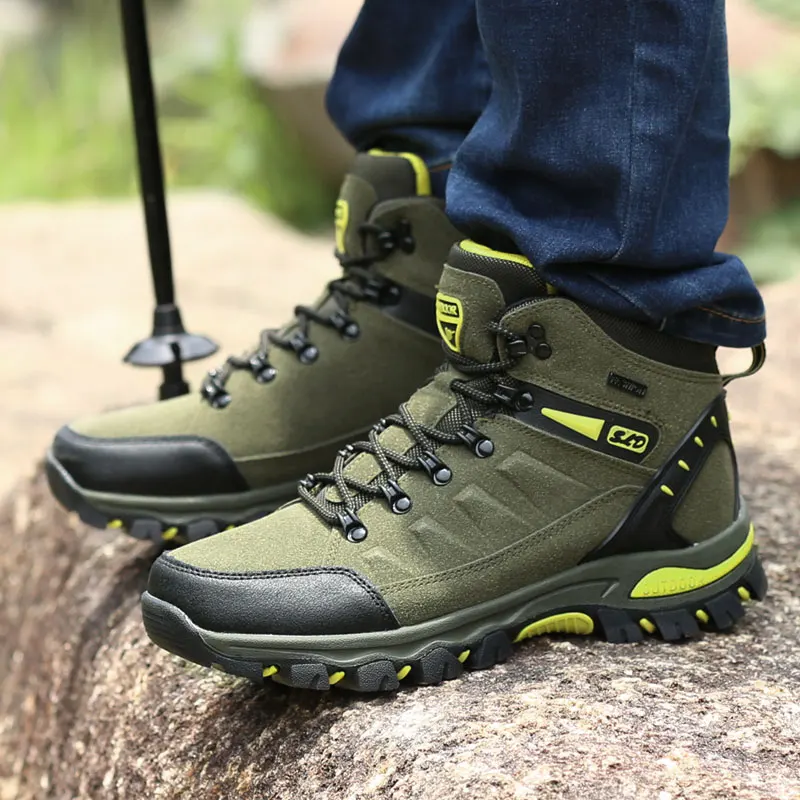 Wiosenne męskie buty górskie oddychające wygodne buty trekkingowe wspinaczka górska trampki Trail Jogging Outdoor wodoodporne buty