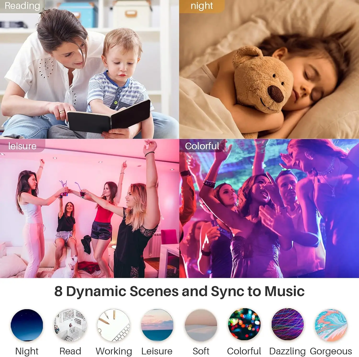 Smart Led Recessed Lighting 6 Inch 12 Pack WiFi Ceiling Light 14W,1200LM Color Changing Recessed Lighting  Cool & Warm