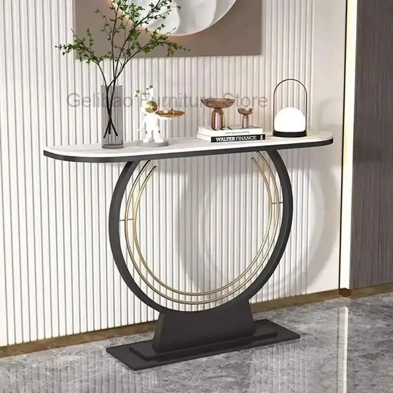 

Luxury Glam Table Beauty Entryways Vintage Console Marble Console Table Minimalist Design Woonkamer Tafel Home Furniture