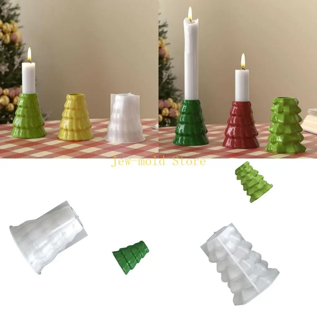 

C71B Multi Use Silicone Holder Mold Christmas DIY Resin Craft