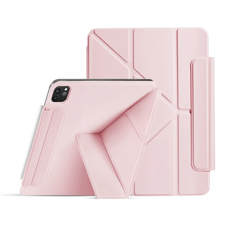 

Чехол для iPad Pro 11"(2025/2024) M5/M4! Двусторонний чехол-книжка с магнитной застежкой, Y-образным сложением, регулируемым углом наклона, функцией автоматического пробуждения/сна, умный чехол