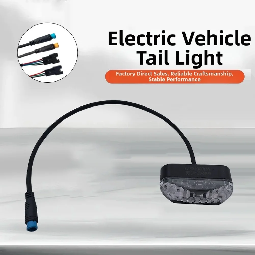 

Светодиодный задний фонарь 12 В-80 В, комбинация стоп-сигналов и указателей поворота для электромобилей с водонепроницаемыми 3-контактными и 4-контактными разъемами