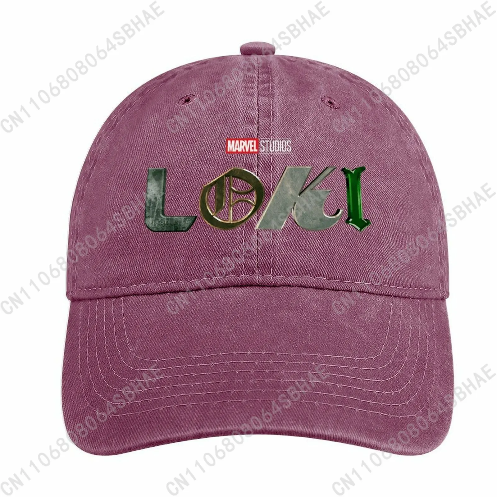 

Marvel Loki Washed Cotton Baseball Cap Vintage Dad Hat Men Women Retro Adjustable Denim Cap Streetwear Cosplay