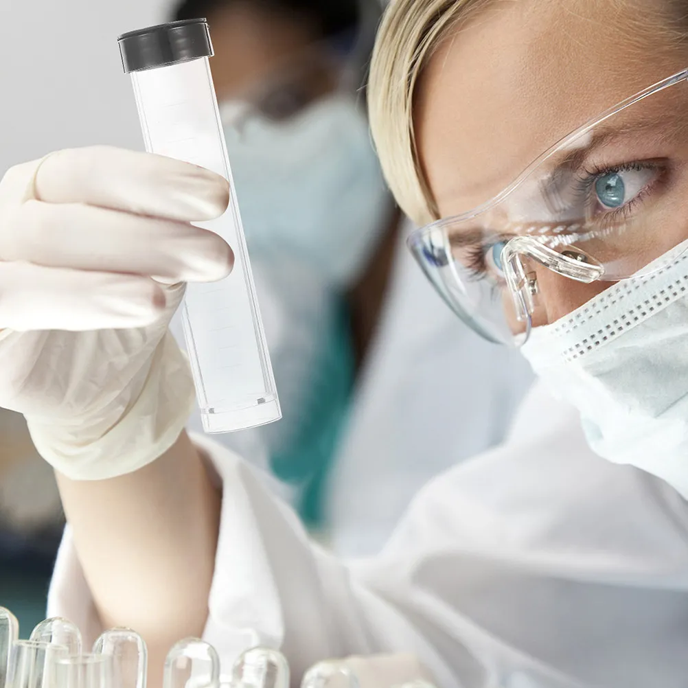 

20 шт. герметичных прозрачных пластиковых тубусов для хранения, 10 мл, непротекаемые, для швейных игл, рукоделия, лабораторных образцов