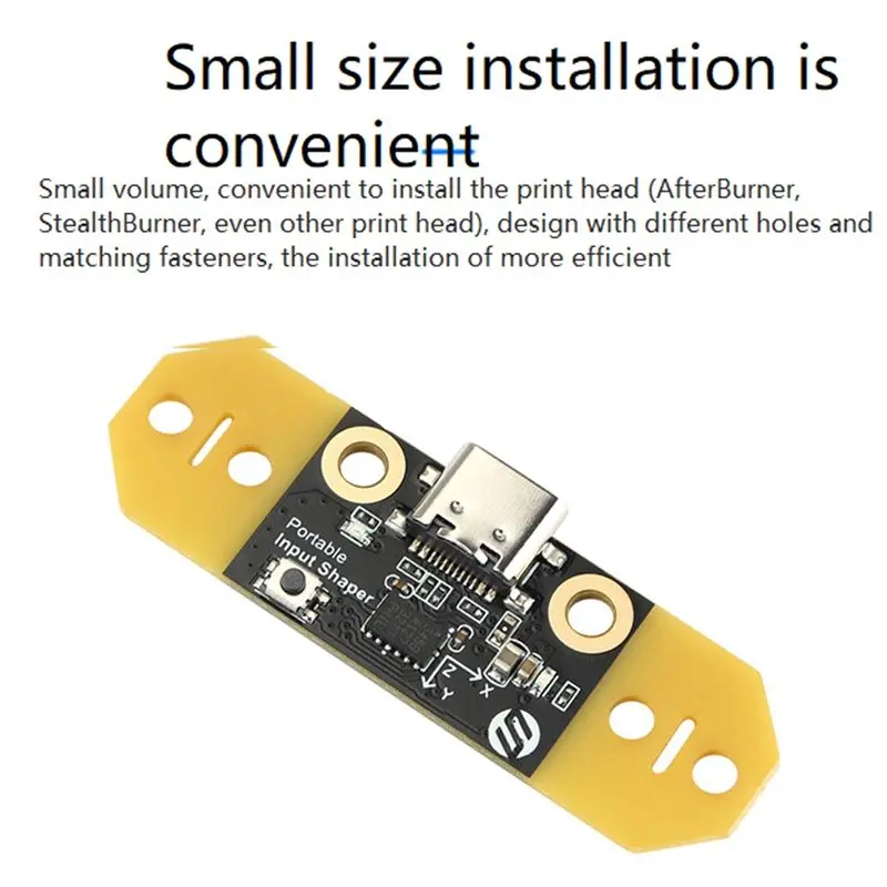 【~ New A88T】Portable Input Shaper with RP2040 Upgraded 3D Printer Parts Support Klipper for 2.4 0.1 Trident Accelerometer