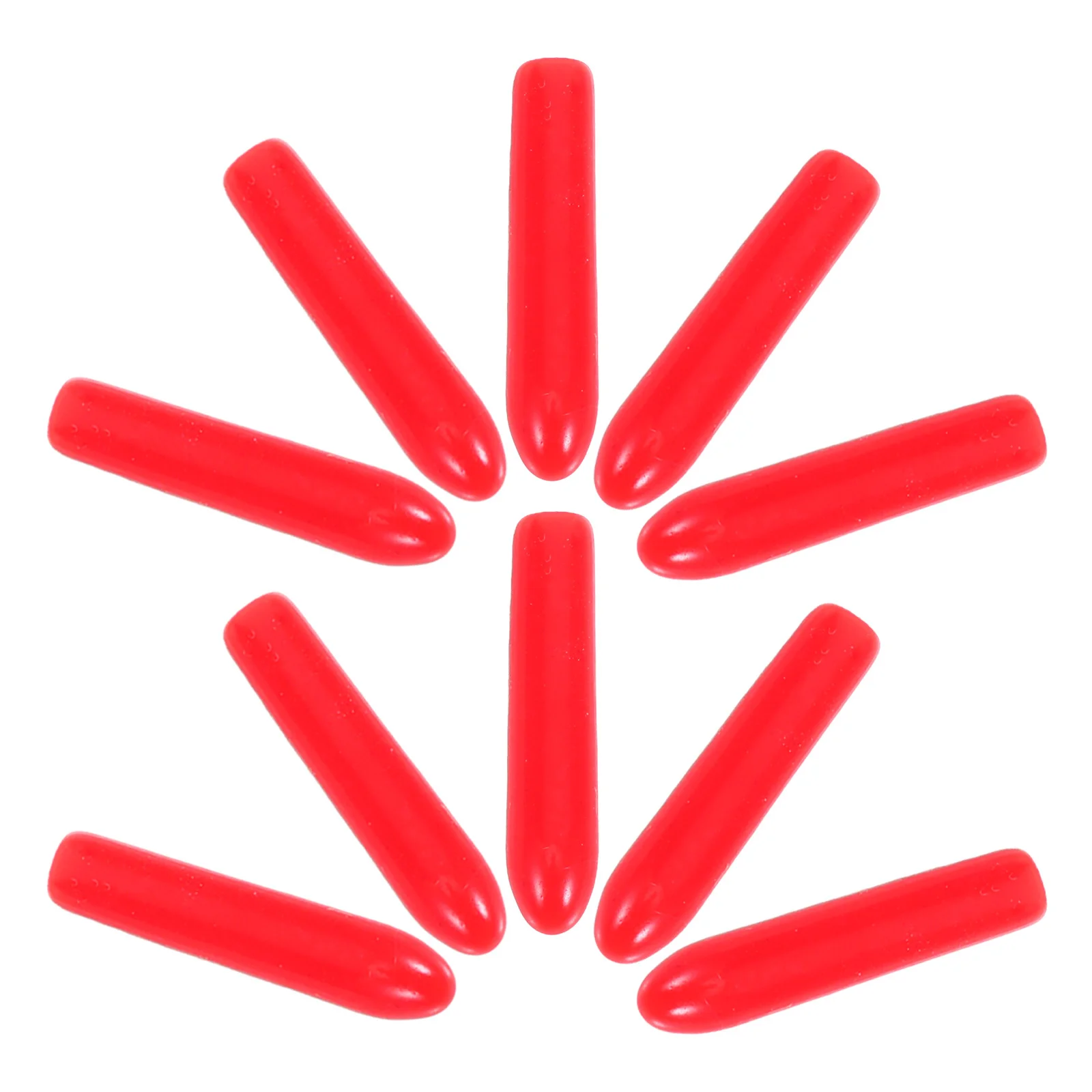 

200Pcs Tweezers Tip Covers Protective PVC Sleeves Non-Slip Caps for Eyelash Grafting Beauty Salon Home Use Tweezer Protector