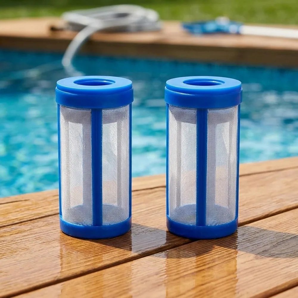 8 Piece Air Bleed Valve Replacement Kit for Pool and Spa Filters Easy Install No Tools Required Blue Plastic Construction