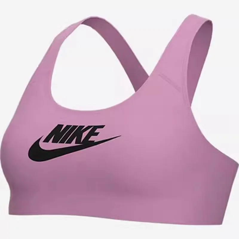 Original Nike Women\'s High Strength Shock-proof Running Bra Fashion Fitness Sports Vest Underwear 899371-091