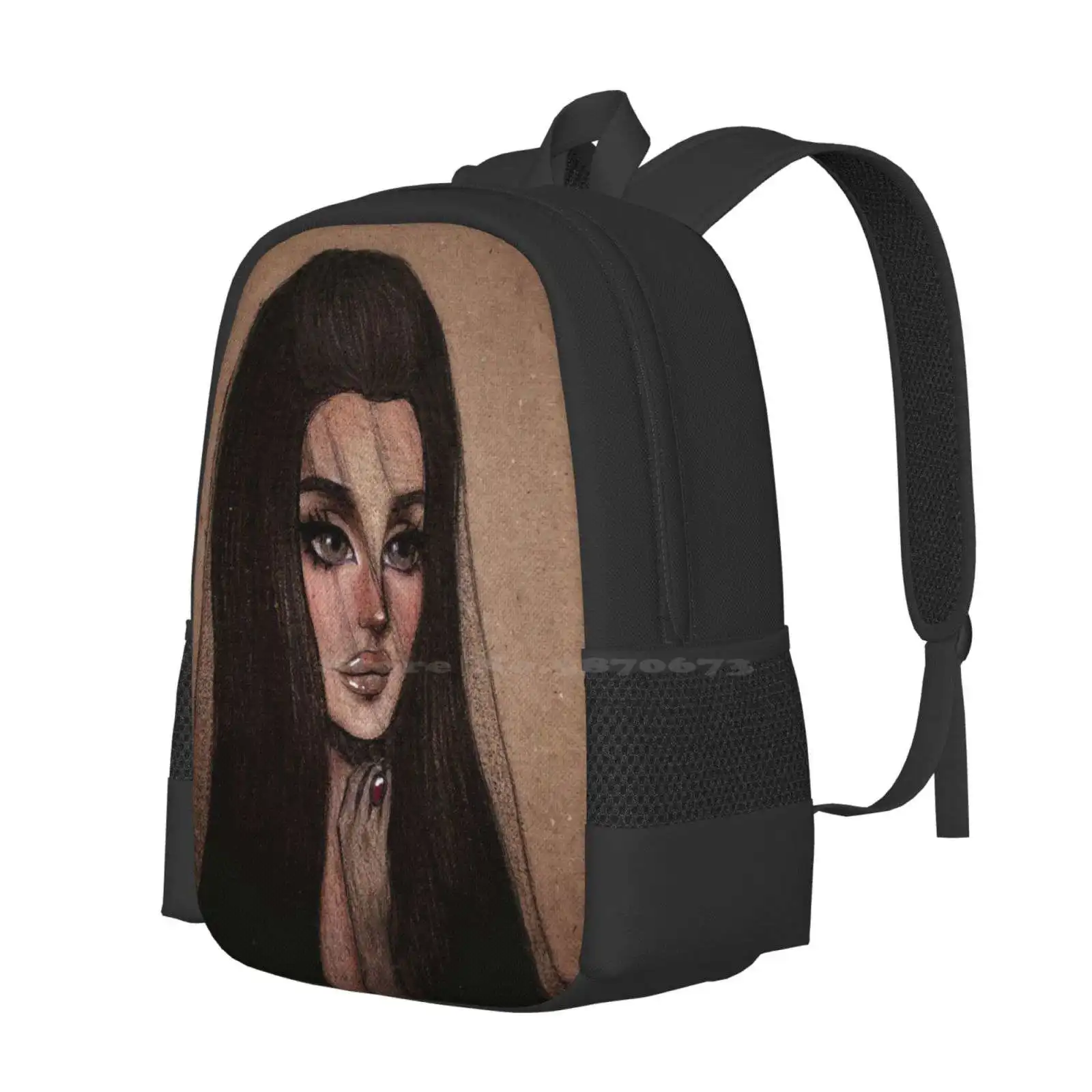 Black Beauty Is Most Beautiful Hot Sale Schoolbag Backpack Fashion Bags Action Pretty Sketch Life Aesthetic