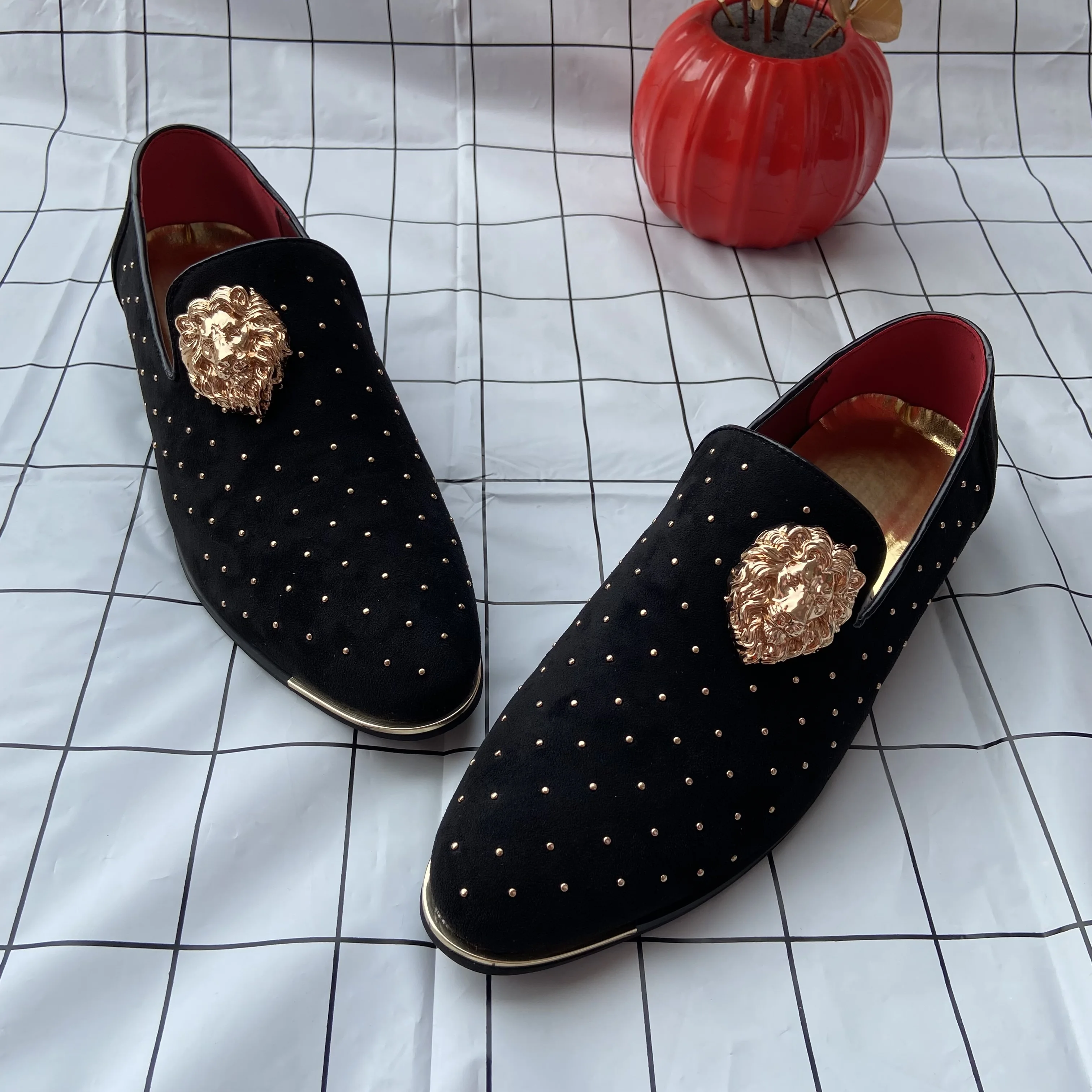 Lion Head Brand formal loafers shoes for man wedding shoes men’swear original man shoes luxury brand high quality mocassin homme