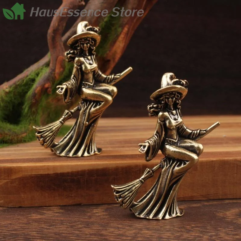 ※1Pcs Living Room/Entrance Decor Miniatures Magic Moon Ornament House Decoration House Furnishings Wizard Statue