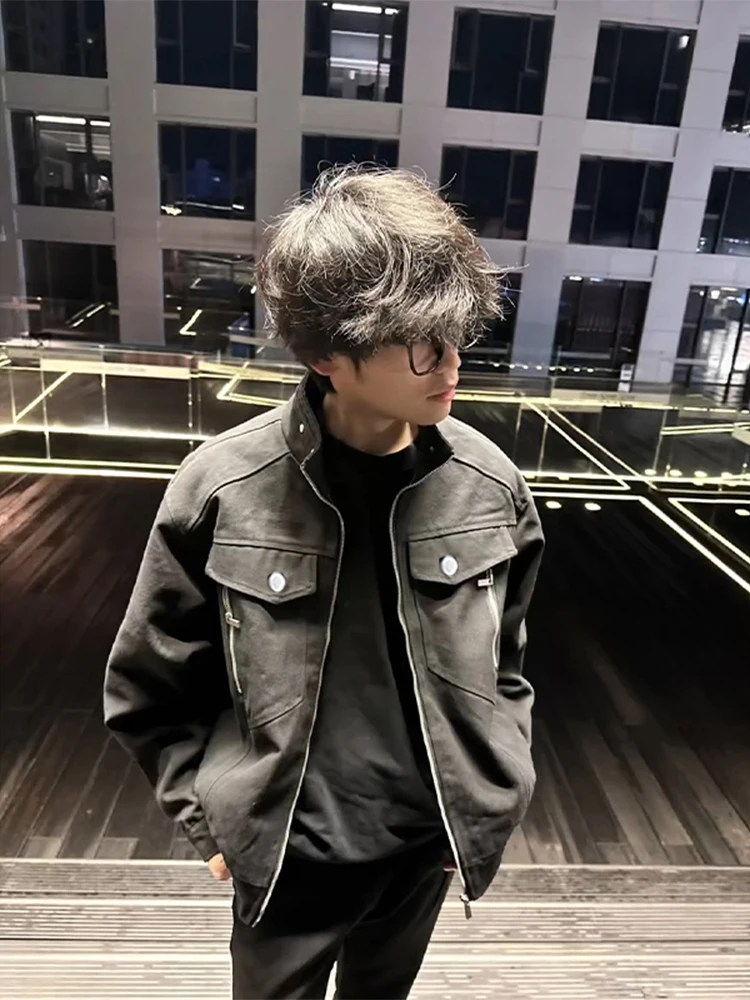 

Американская рабочая одежда с воротником-стойкой в стиле ретро, мужская майка ort Sle Cleanfit Advanced Feeling Harlington Jaet